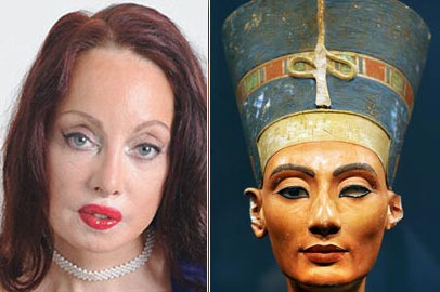 plastic surgery to look like queen nefertiti